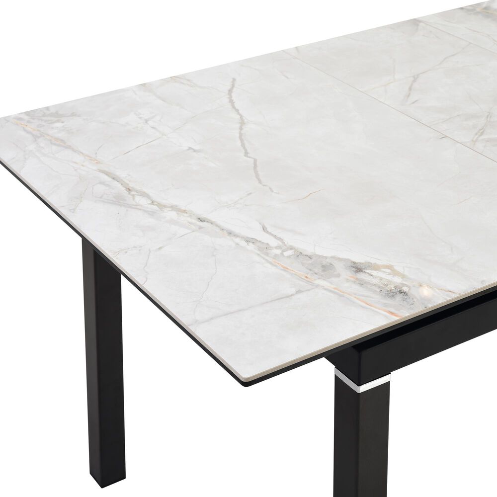 Blue River Giana Extendable Dining Table in Black and Carmen Grey - Table Only, , large