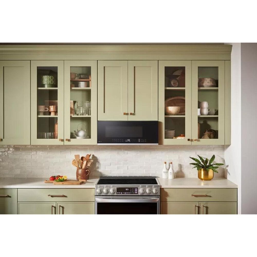 LG 1.3 Cu. Ft. Over-The-Range Microwave Oven in PrintProof Stainless Steel, , large