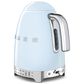 Smeg 1.7L Stainless Steel Retro Style Electric Kettle in Pastel Blue, , large