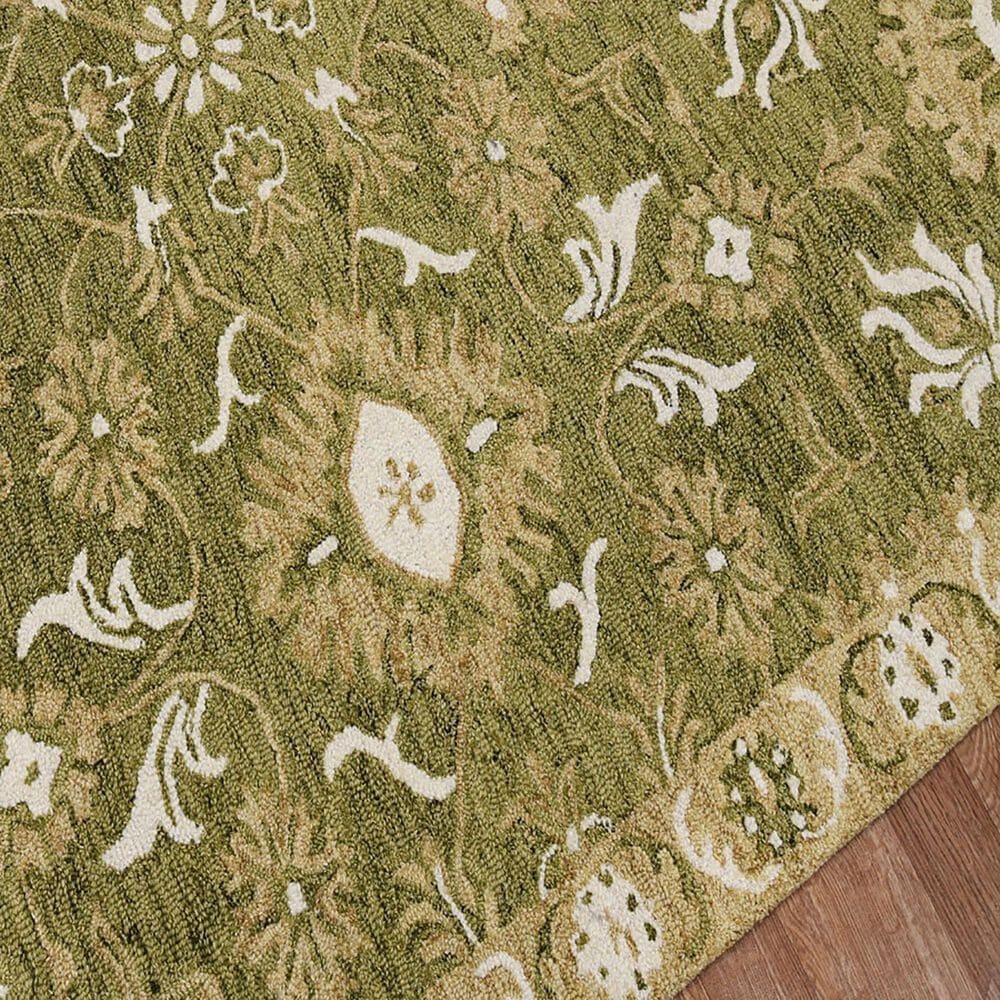 Amerr Romania 8&#39; x 10&#39; Olive Green Area Rug, , large