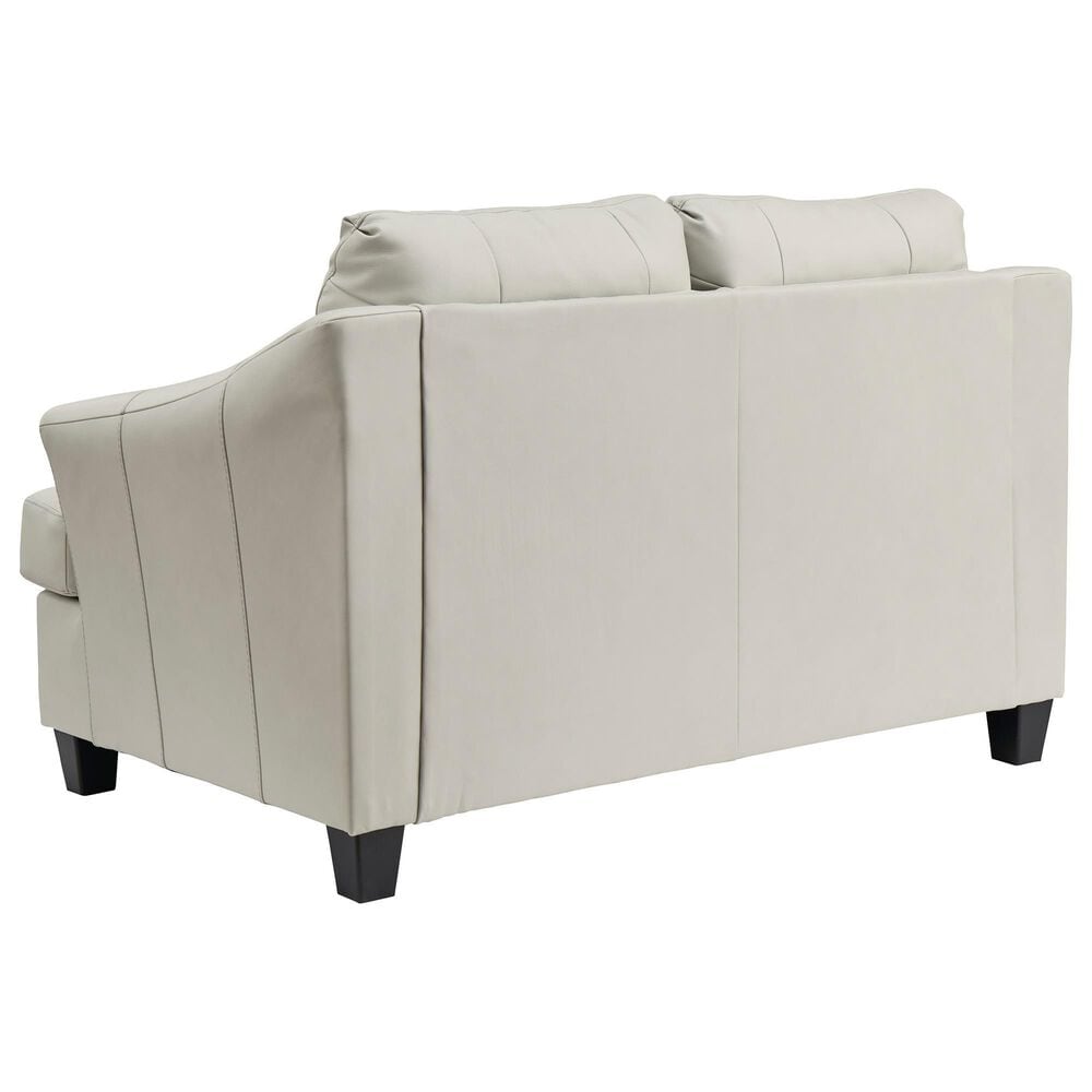 Ashley Genoa Stationary Loveseat in Coconut, , large
