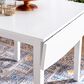 Linon Home Decor Torino Drop Leaf Dining Table in White - Table Only, , large