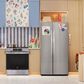 GE Appliances 24 Cu. Ft. Counter-Depth Side-By-Side Refrigerator in Fingerprint Resistant Stainless, , large