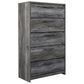 Signature Design by Ashley Baystorm 5 Drawer Chest in Smoke Gray, , large