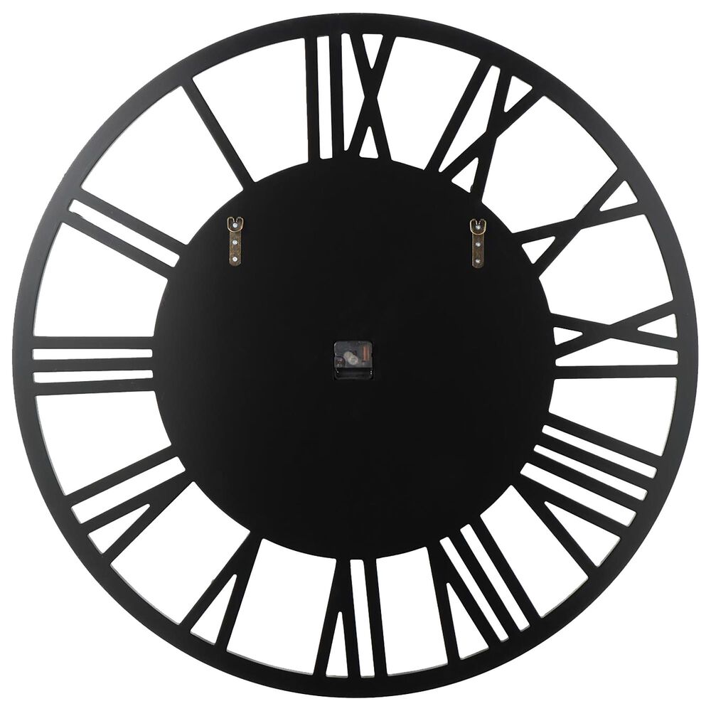 Maple and Jade Glass Wall Clock in Silver, , large