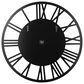 Maple and Jade Glass Wall Clock in Silver, , large