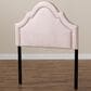 Baxton Studio Rita Twin Panel Headboard in Light Pink, , large