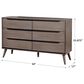 Furniture of America Lennart 6-Drawer Dresser in Gray, , large