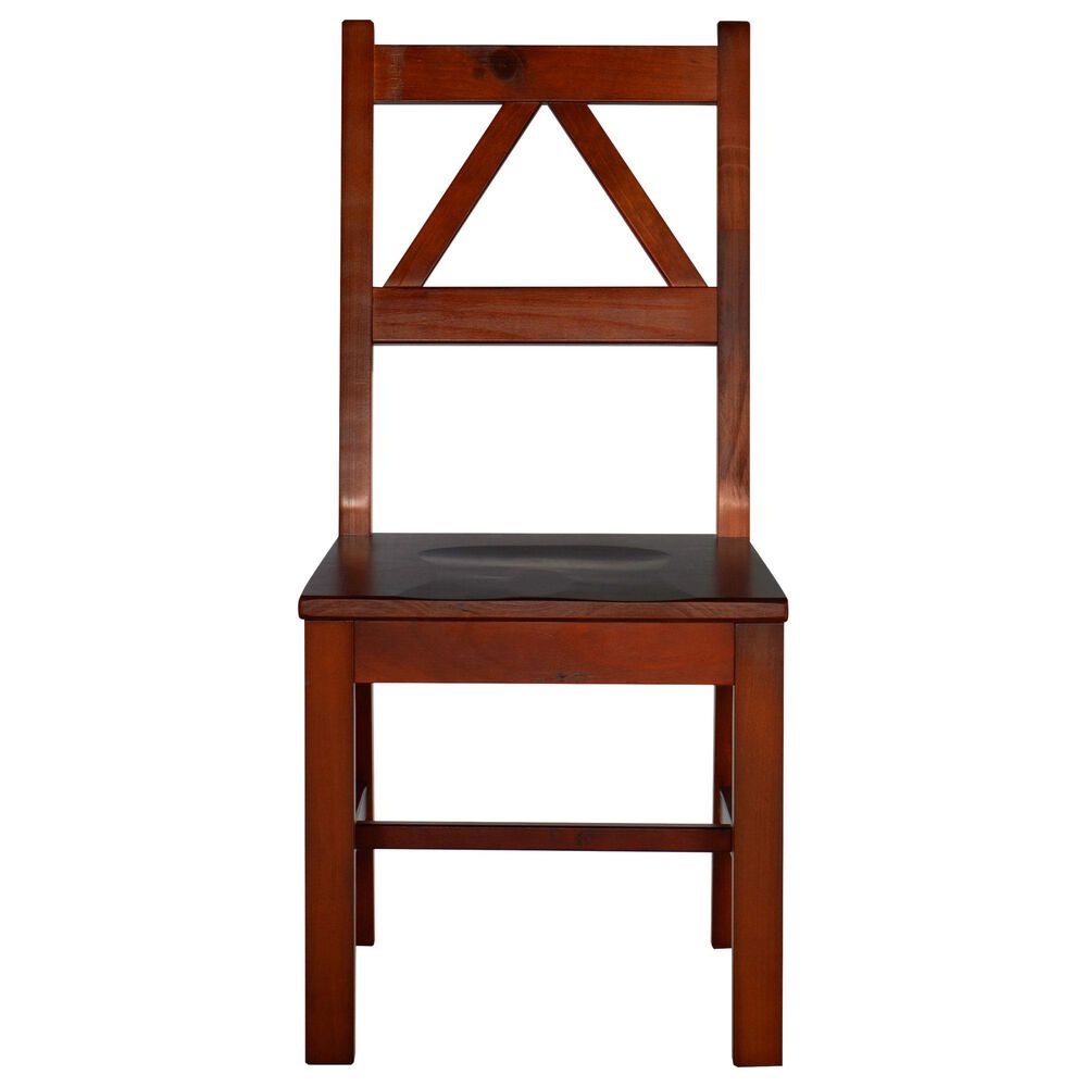 Linon Home Decor Titian Desk Office Chair in Antique Tobacco, , large