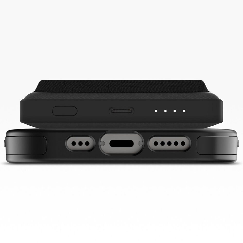 Mophie Snap Plus MagSafe Juice Pack Mini Wallet Wireless Charging Power Bank in Black, , large