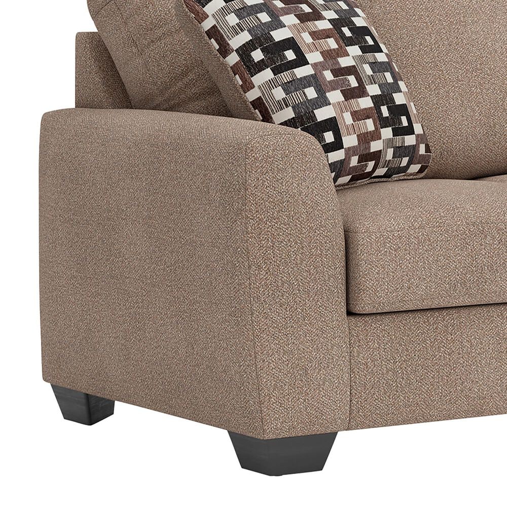 Ashley Triston-Peaks Stationary Sofa in Suede, , large