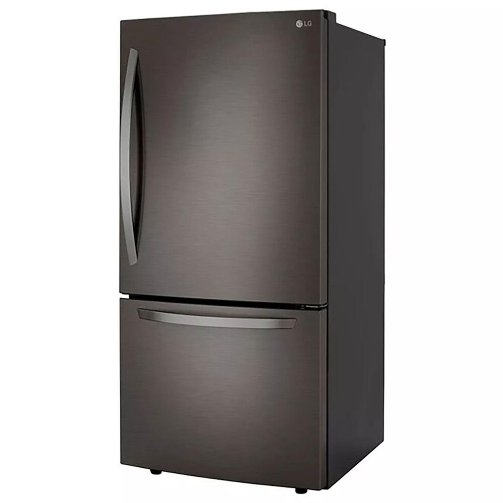 LG 25.5 Cu. Ft. Bottom Mount Refrigerator in PrintProof Black Stainless Steel, , large