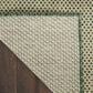 Nourison Courtyard Green 8" x 10" Indoor/Outdoor Area Rug, , large