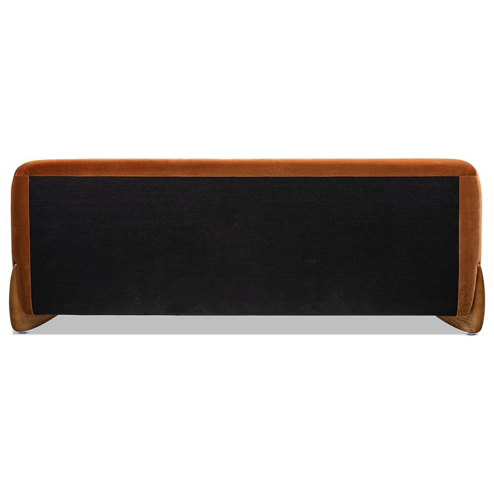 Jennifer Taylor Home Alpine King Platform Bed Frame in Burnt Orange, , large