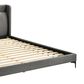 Blue River Legend Queen Platform Bed in Gray/Black, , large