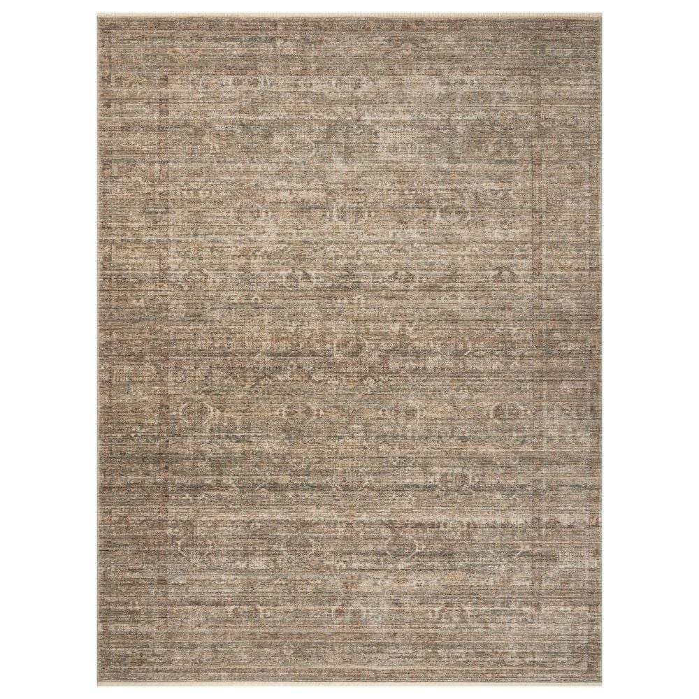 Amber Lewis x Loloi Molly Tobacco and Sage 8"6" x 12" Area Rug, , large