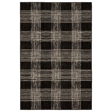 Karastan Bobby Berk Fontana 2"4" x 7"10" Onyx Runner, , large