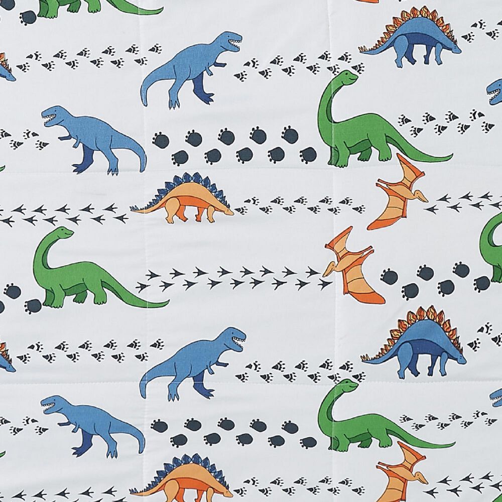 Pem America My World Dino Tracks 3-Piece Twin Quilt Set, , large