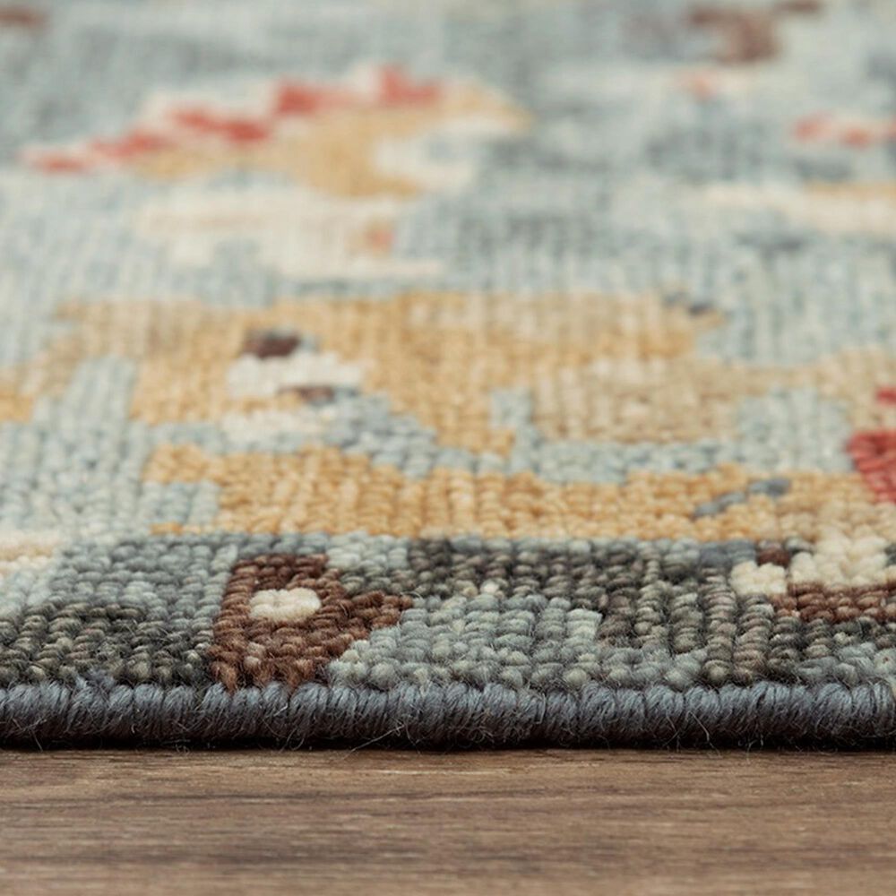 RIZZY Belmont 2&#39; x 3&#39; Dark Grey, Gold and Rust Area Rug, , large