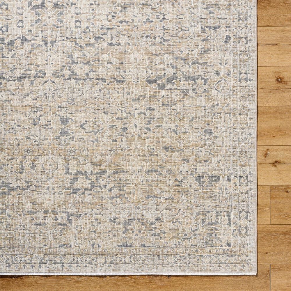 Surya Once Upon a Time Gray, Light Brown, Ivory, Tan and Light Gray 7&#39;10&quot; x 9&#39;10&quot; Area Rug, , large