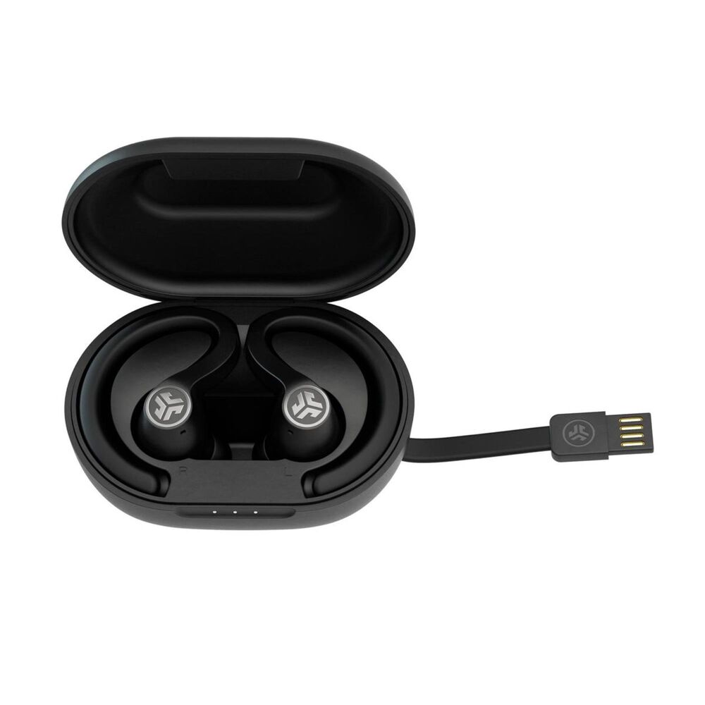JLab Jbuds Air Sport True Wireless In-Ear Headphones in Black, , large