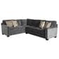 Huntington House 2-Piece Sectional in Charcoal, , large