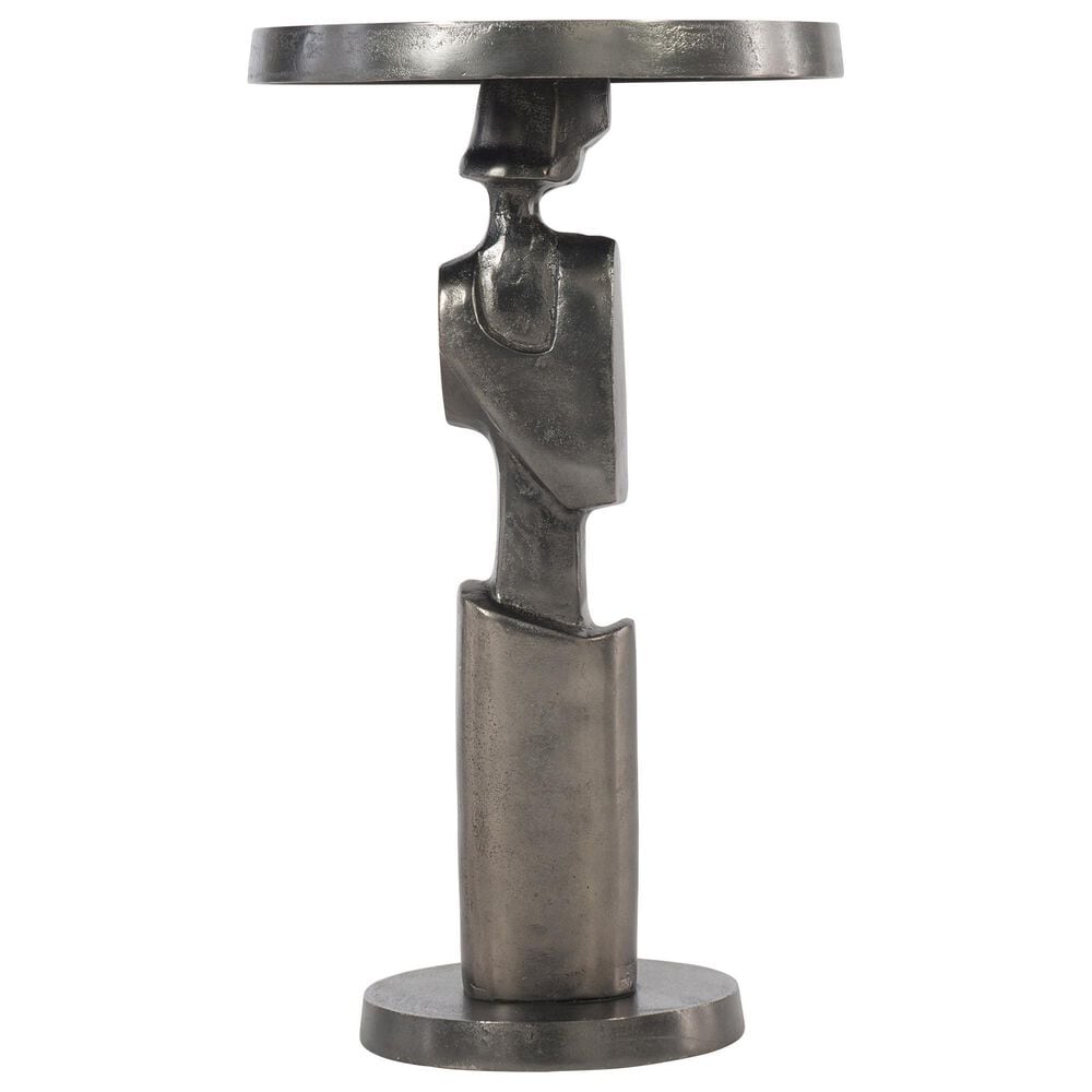 Bernhardt Vevo Chairside Table in Black Nickel, , large