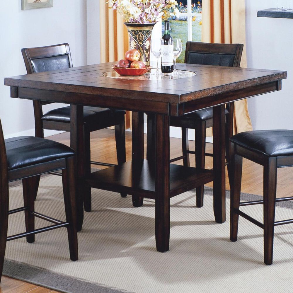 Claremont Fulton Counter Height Table with Lazy Susan Table Only