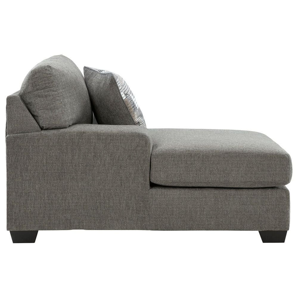 Ashley Clarington 3-Piece Sleeper Left Facing Sectional with Chaise in Greystone, , large