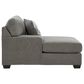 Ashley Clarington 3-Piece Sleeper Left Facing Sectional with Chaise in Greystone, , large