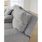 Ashley Biscoe Power Reclining Loveseat in Pewter, , large
