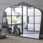 A&B Home Rectangle Wall Mirror in Black, , large