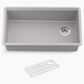Kohler Billings 32.5" Undermount Single-Bowl Kitchen Sinks in Matte Grey, , large
