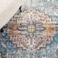 Safavieh Aria 8" x 10" Turquoise and Light Orange Area Rug, , large