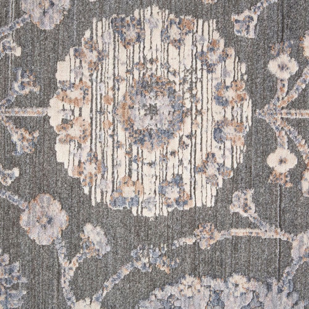Feizy Thackery 7&#39;10&quot; x 9&#39;10&quot; Charcoal and Gray Area Rug, , large