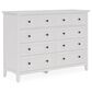 Urban Home Grace 4-Piece King Bedroom Set in Snowfall White, , large