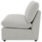 Coaster Collins Modular Armless Chair in Grey, , large