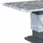 Global Furniture USA Double Pedestal Rectangular Dining Table in Grey  - Table Only, , large