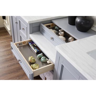 James Martin Vanities De Soto 22" Drawer Unit Top in Silver Gray, , large