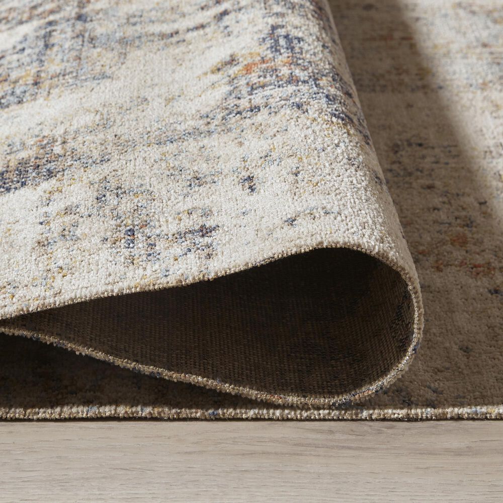 Ashley Jerelyn 7&#39;10&quot; x 10&#39; Gray, Ivory and Orange Indoor/Outdoor Area Rug, , large