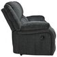 Ashley Draycoll Manual Reclining Sofa in Slate, , large