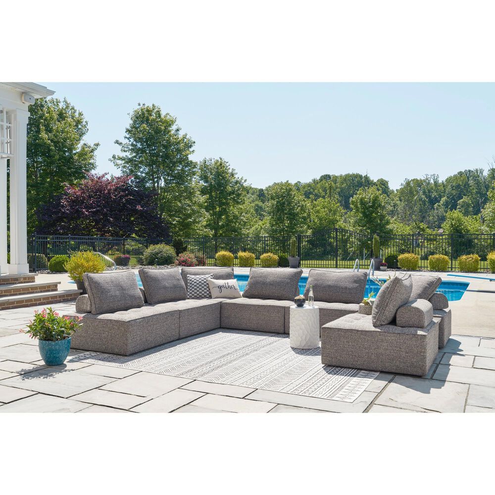 Ashley Bree Zee Patio Lounge Chair in Brown, , large