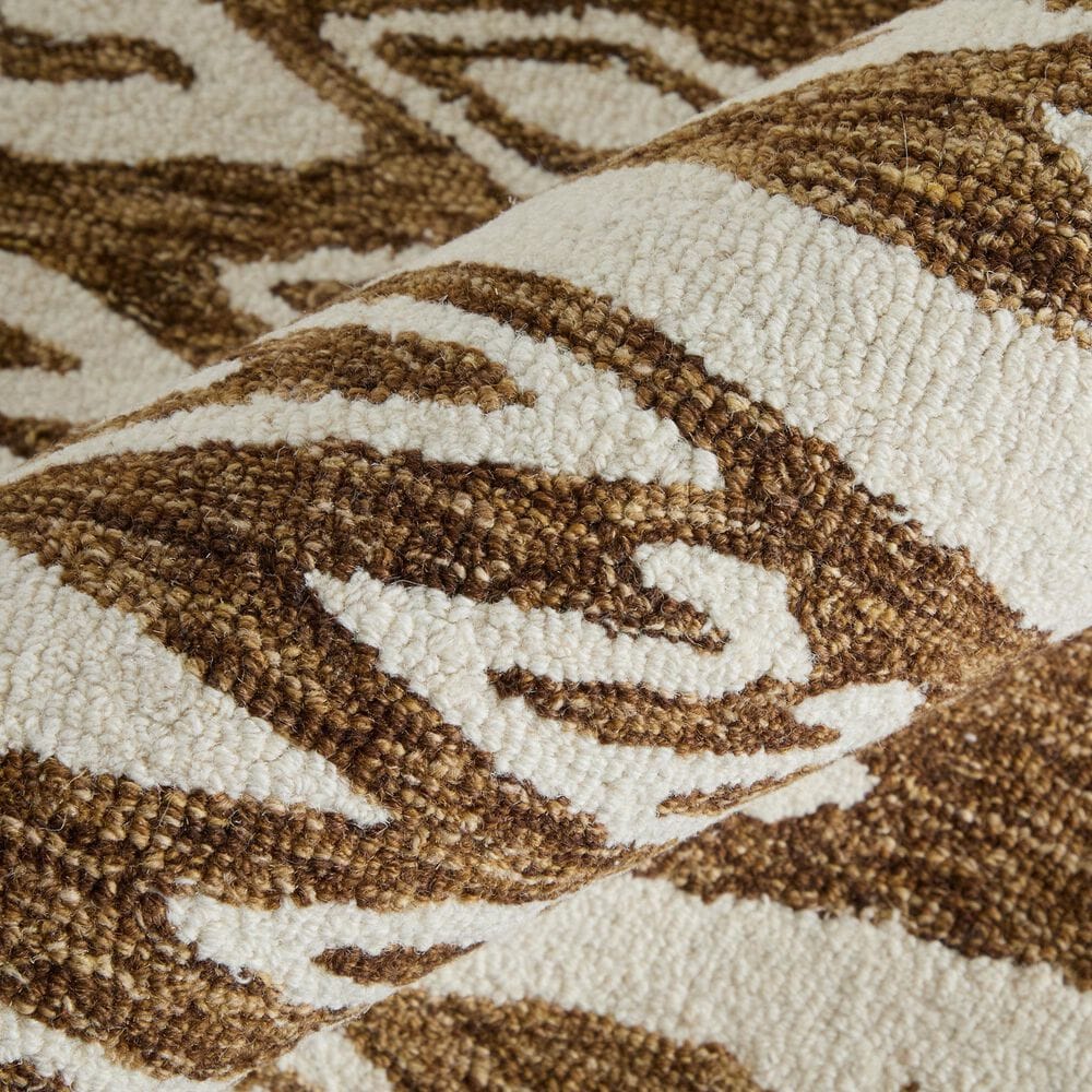 Feizy Wallace WAL8A43F Brown 5&#39; x 8&#39; Area Rug, , large