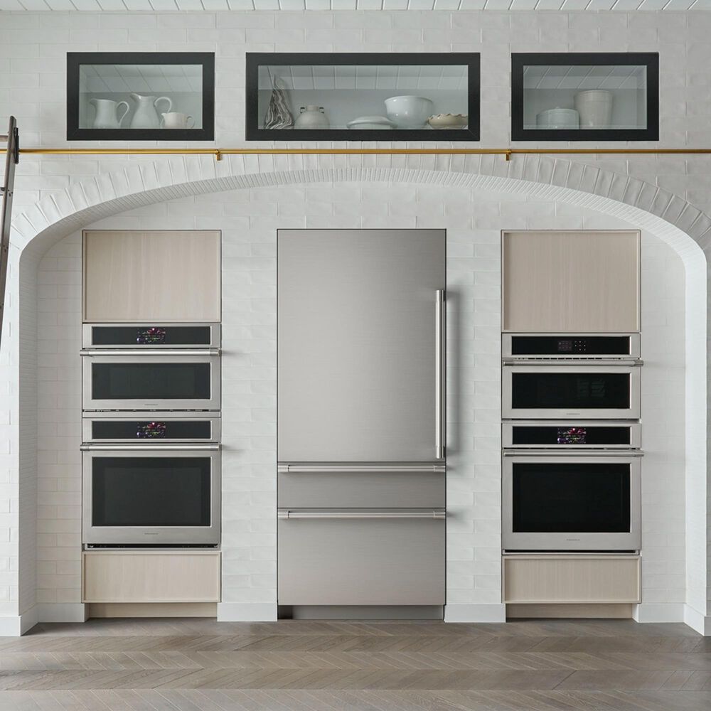 Monogram 20.1 Cu. Ft. Integrated French Door Refrigerator in Panel Ready, , large
