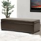 Baxton Studio Dennehy Storage Ottoman in Dark Brown, , large
