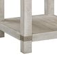 Ashley Carynhurst Rectangular End Table in White Wash Gray, , large