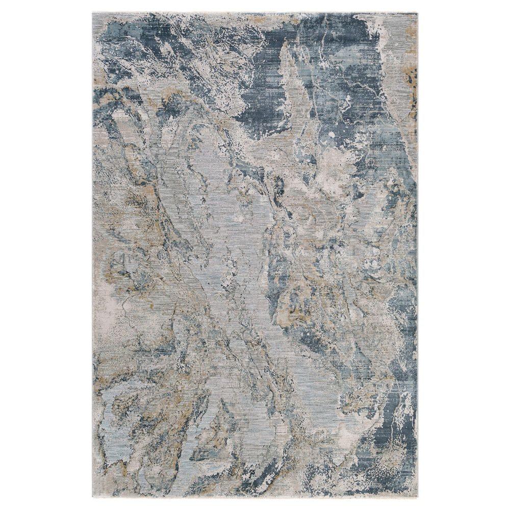 Surya Brunswick Dusty Sage, Taupe, Light Gray, White, Pale Blue, Olive, Teal, Light Sage and Navy 5" x 7"5" Area Rug, , large