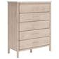 Ashley Cadmori 5 Piece King Platform Bedroom Set in Brown and White, , large