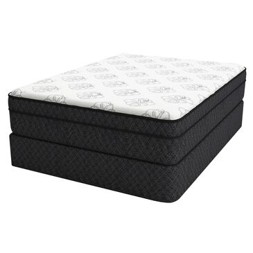 Southerland Signature Hyde Medium Euro Top Twin Mattress with Low Profile Box Spring, , large