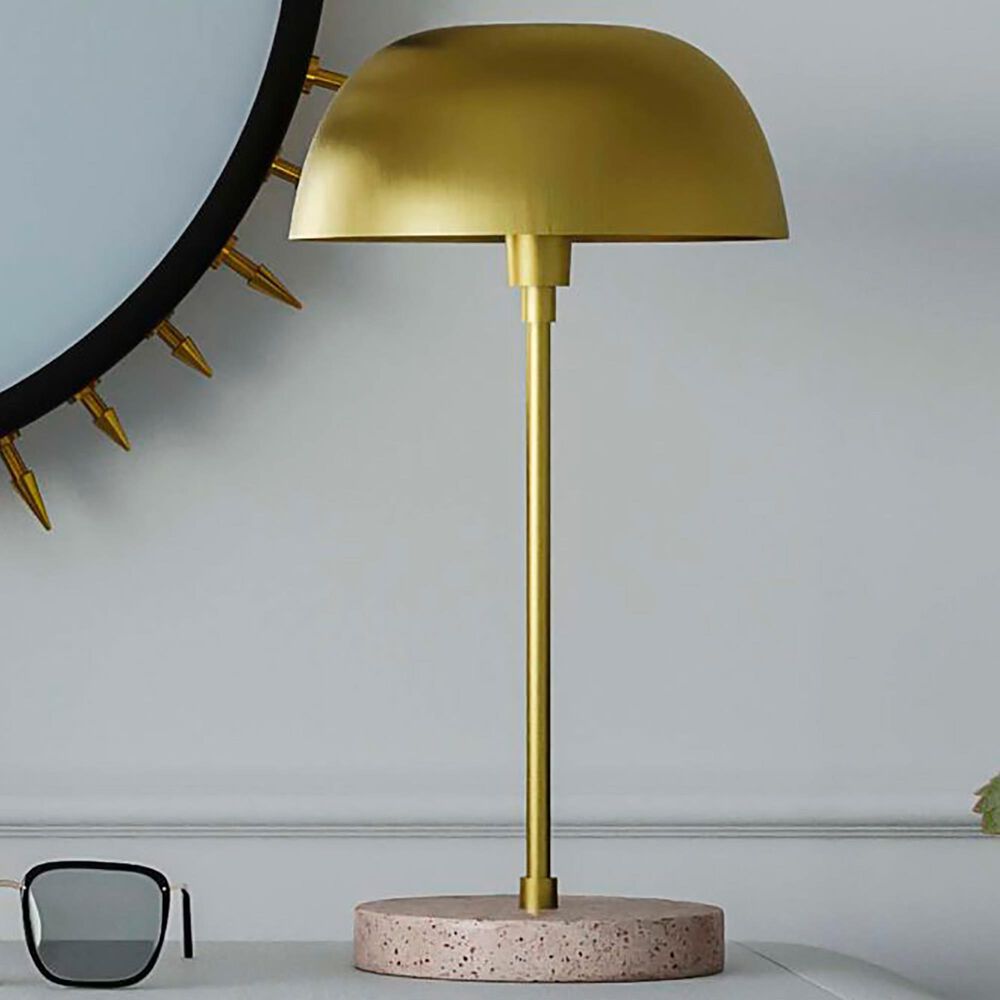 Tov Furniture Emory Table Lamp in Gold and Terrazzo, , large